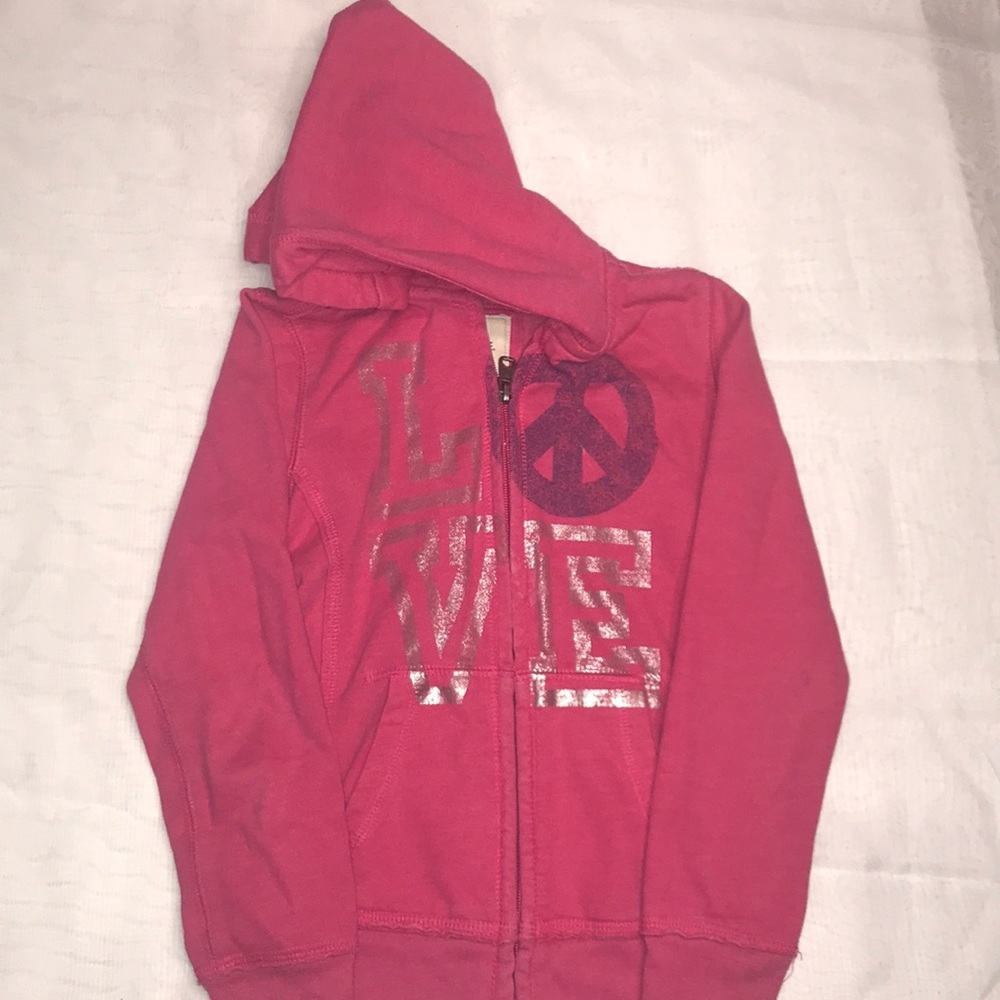 Cherokee zip up hoodie sweatshirt
